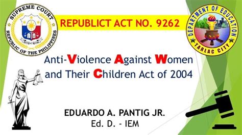 Republic Act No. 9262 .